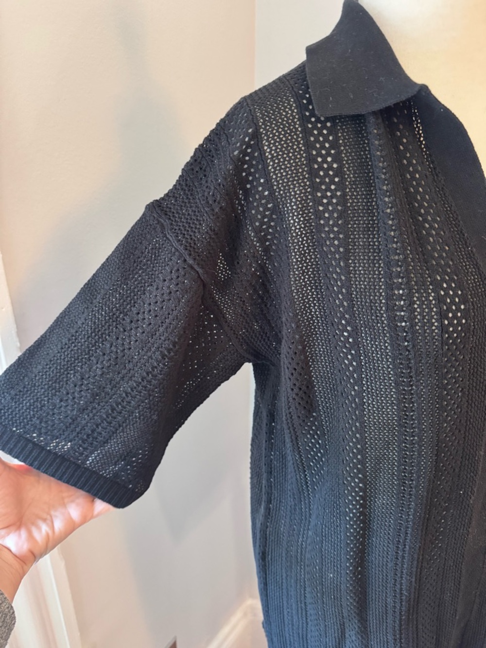 Velvet by Graham & Spencer Mila cotton pointelle dress - Picture 3 of 6